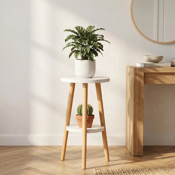 Support Plante Bois — Étagère Porte-Plantes Multi-Niveaux
