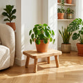 Tabouret Bois Bas — Petit Banc Polyvalent Naturel
