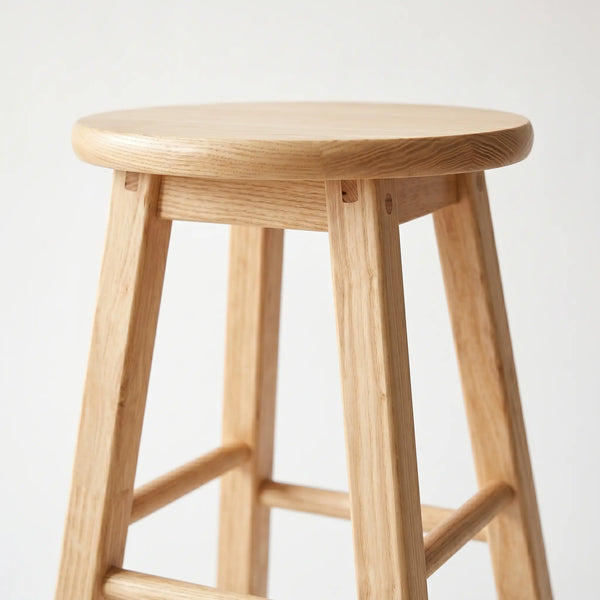 Tabouret Bois Massif Scandinave
