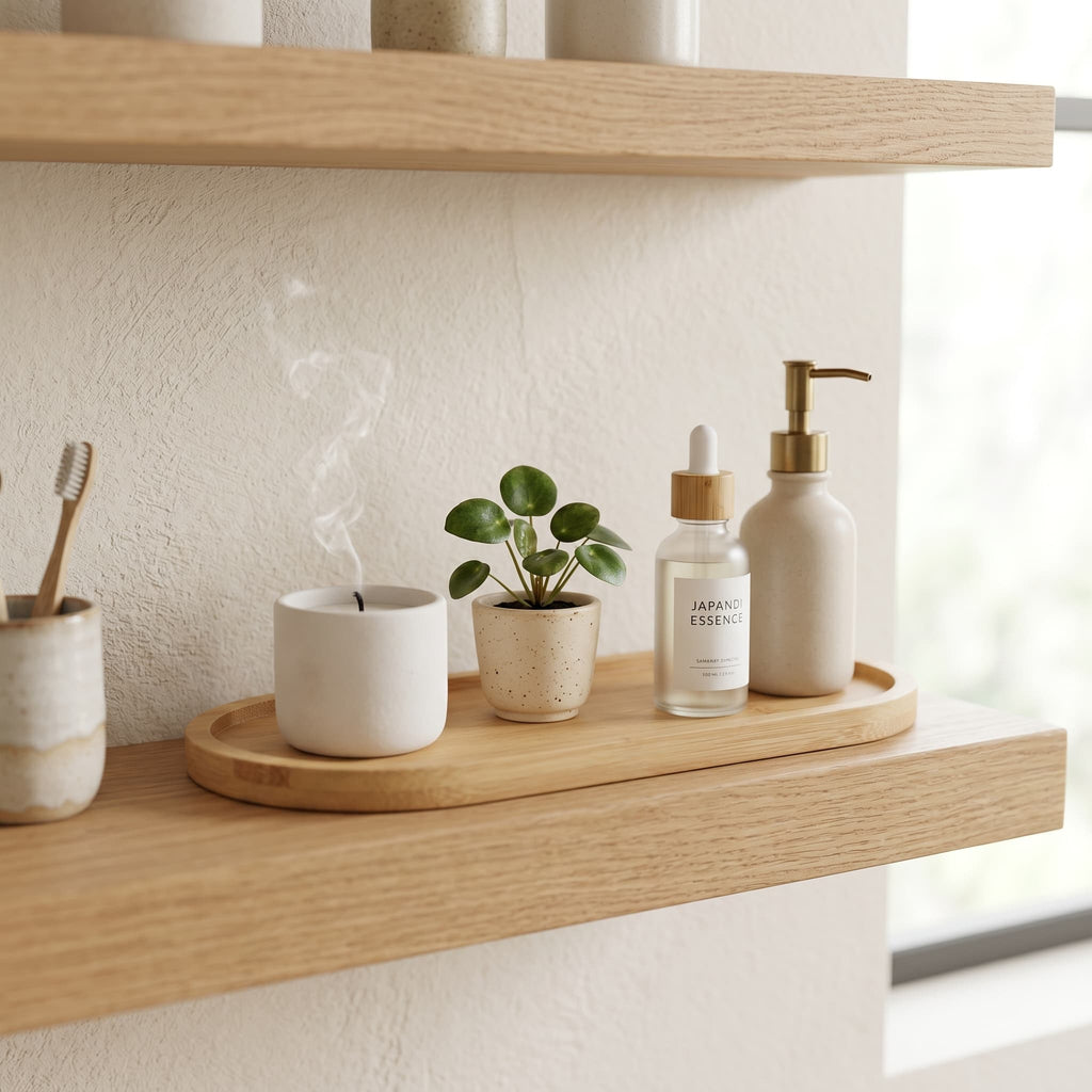 Plateau en Bois — Décoration de Table Naturel
