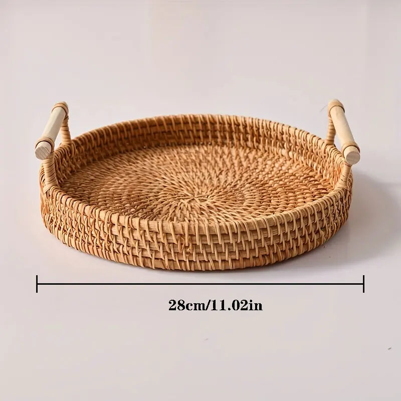 Corbeille en Rotin— Décoration de Table
