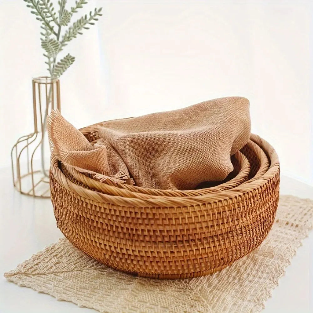 Panier de Rangement — Corbeille Osier Naturel