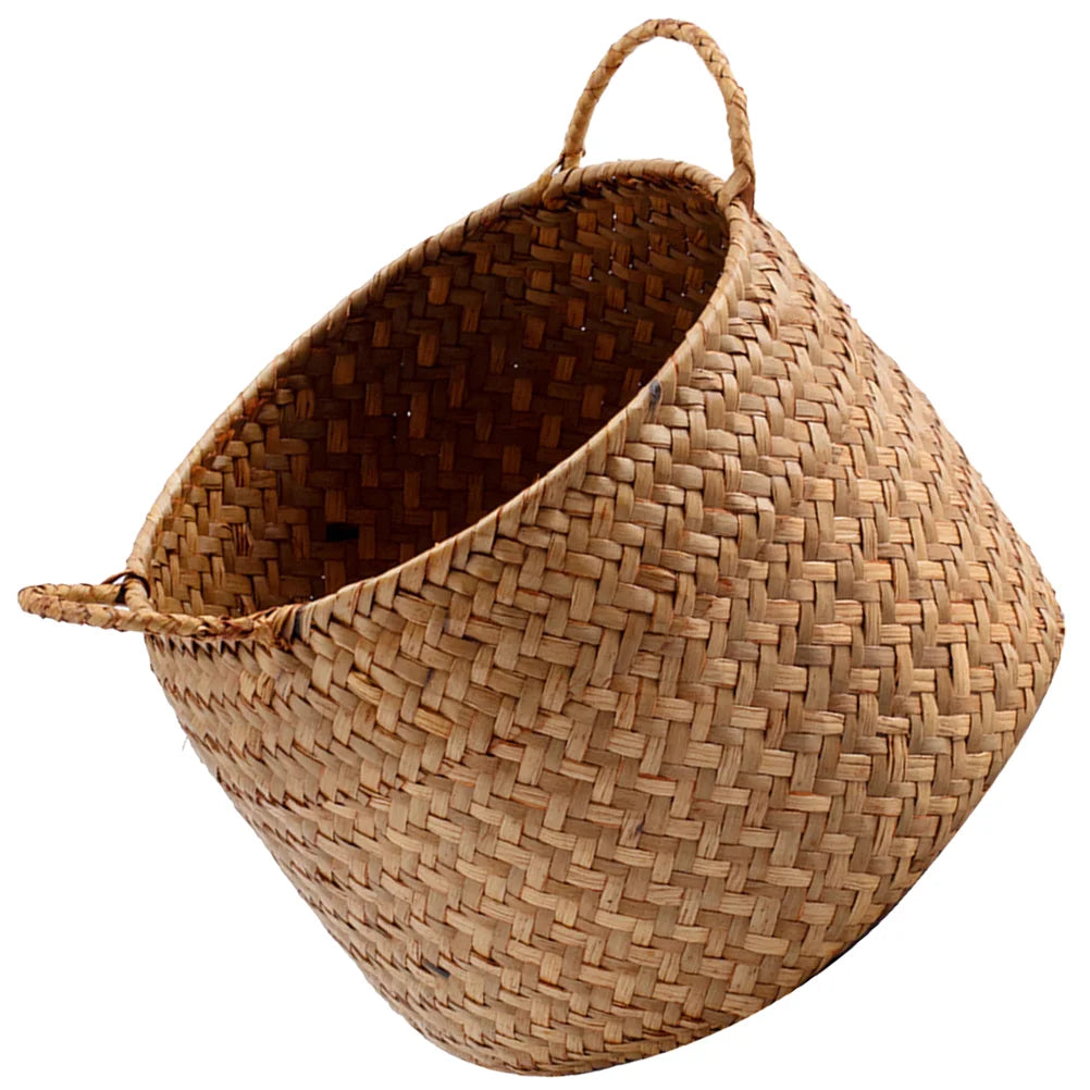 Boîte de Rangement Tressée — Style Japonais Naturel