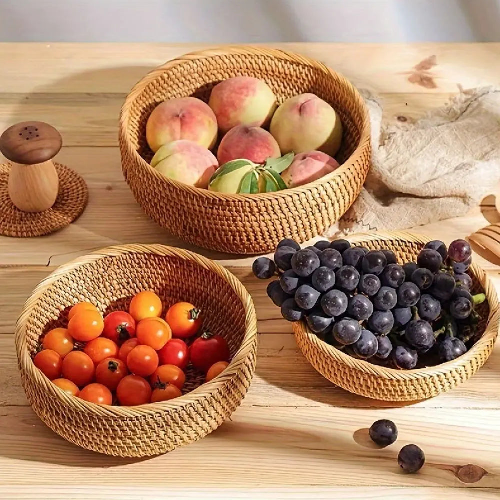 Panier de Rangement — Corbeille Osier Naturel