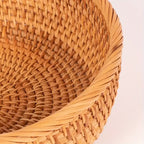 Corbeille en Rotin — Panier de Rangement Naturel