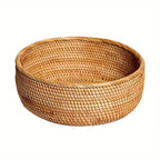 Corbeille en Rotin — Panier de Rangement Naturel