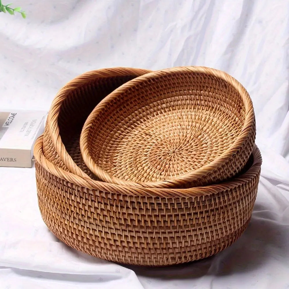 Panier de Rangement — Corbeille Osier Naturel