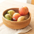Corbeille en Rotin — Panier de Rangement Naturel