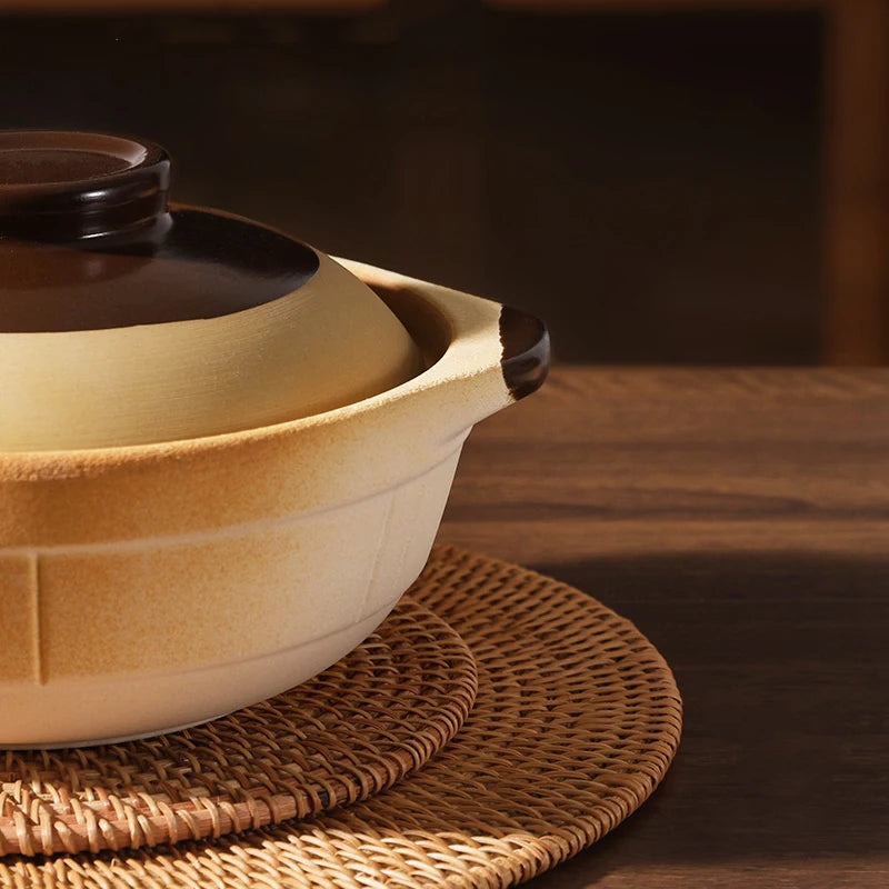 Set de Table & Dessous de Plat — Plateau en Rotin