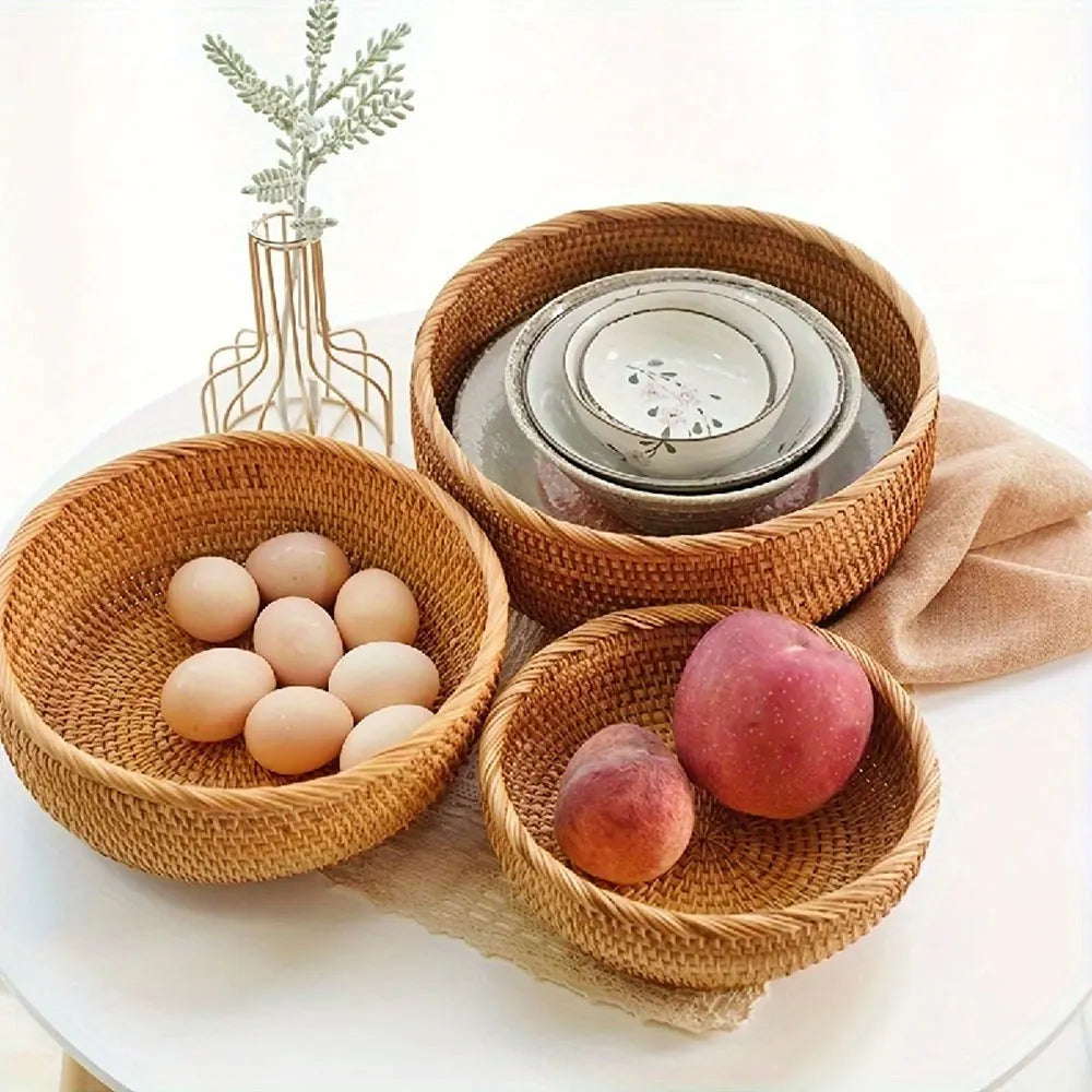 Panier de Rangement — Corbeille Osier Naturel