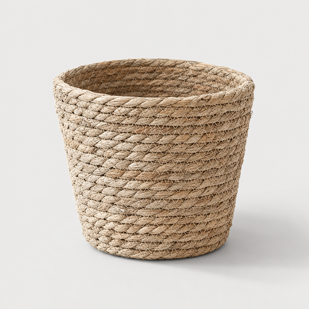 Cache-pot MISU en fibres naturelles tressées